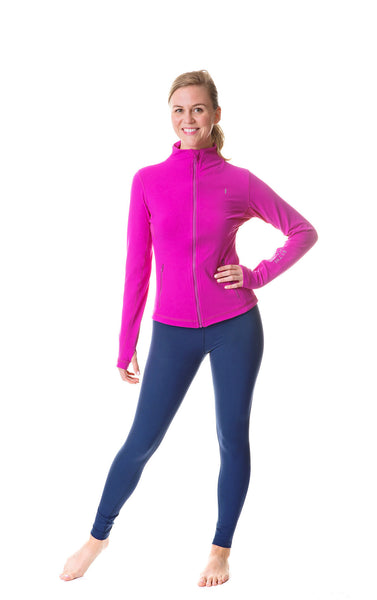 magenta be the change athletic fit jacket